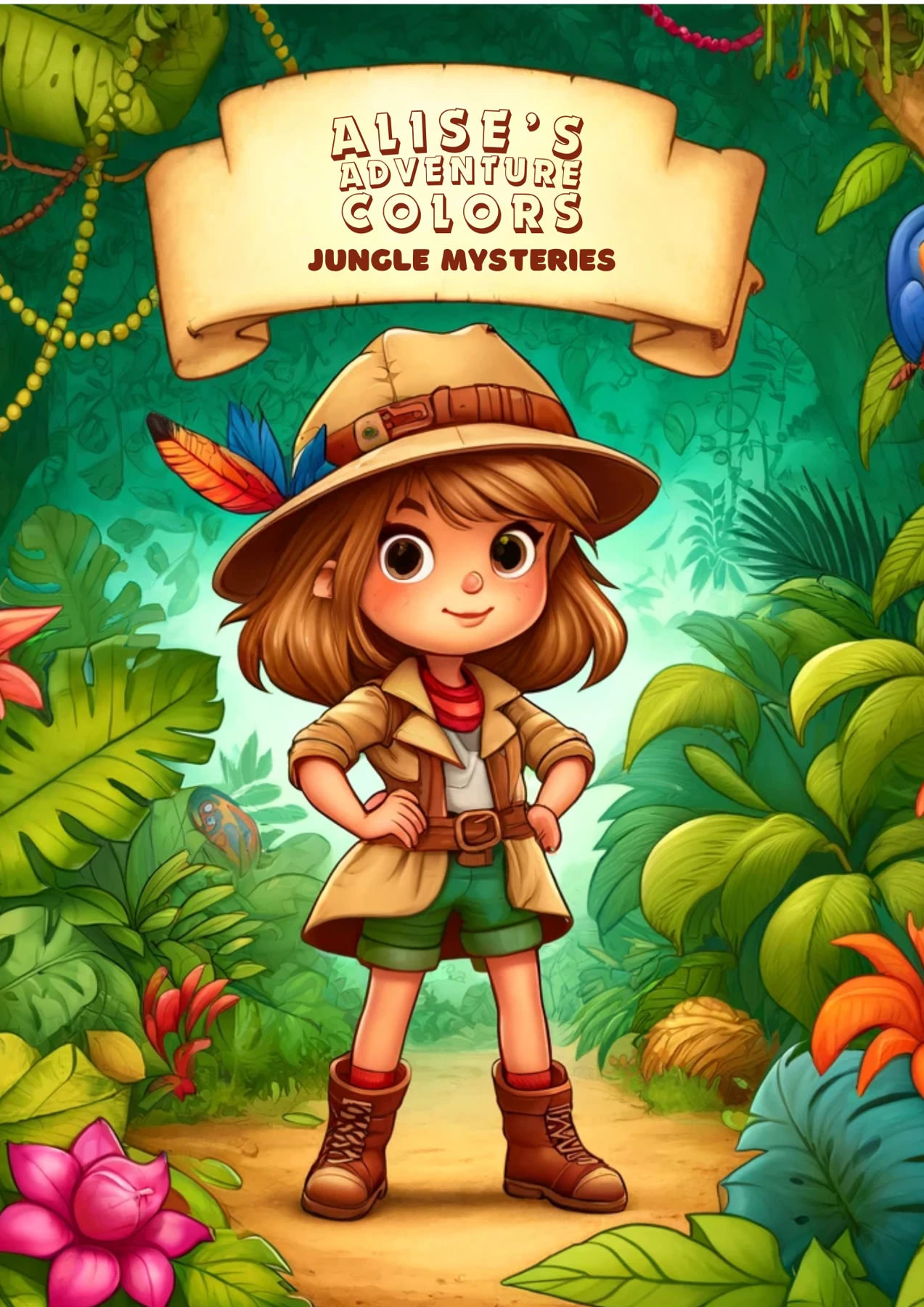 Цветная обложка Alise’s Adventure Colors: Jungle Mysteries